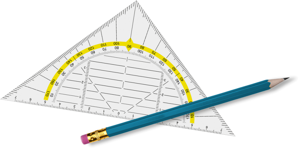 Behrendt Gruppe-Icon-Karriere Icon mit Geodreieck und Bleistift als Hinweis zur Karriereseite